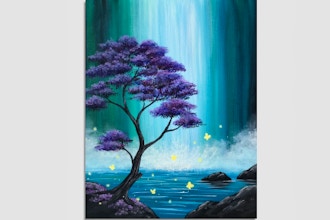 Virtual Paint Nite: Butterfly Falls